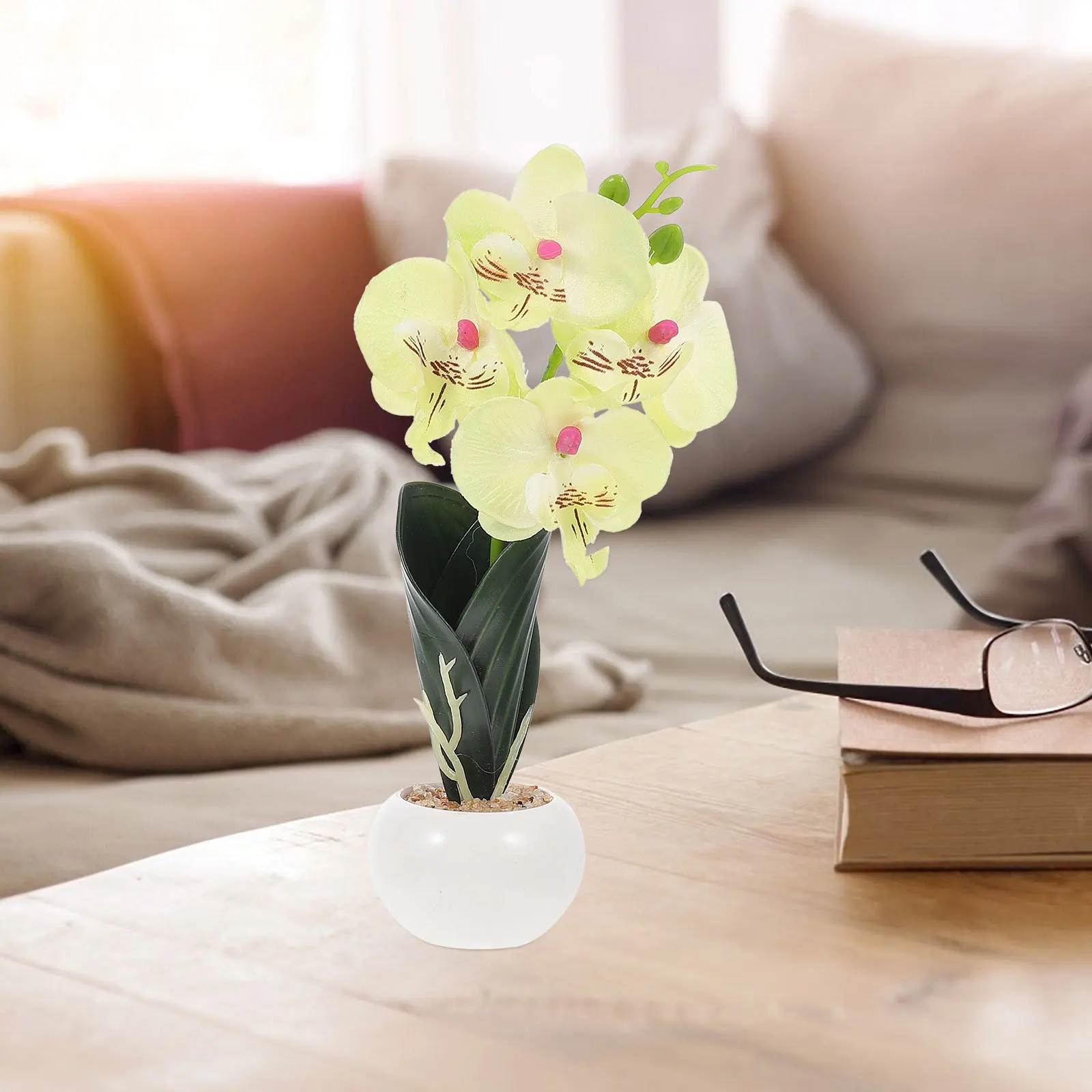 Office Plants Decor Decorations Decorative Fake Bonsai Pink Artificial Phalaenopsis Craft 
Office Plants Decor Decorations Decorative Fake Bonsai Pink Artificial Phalaenopsis Craft