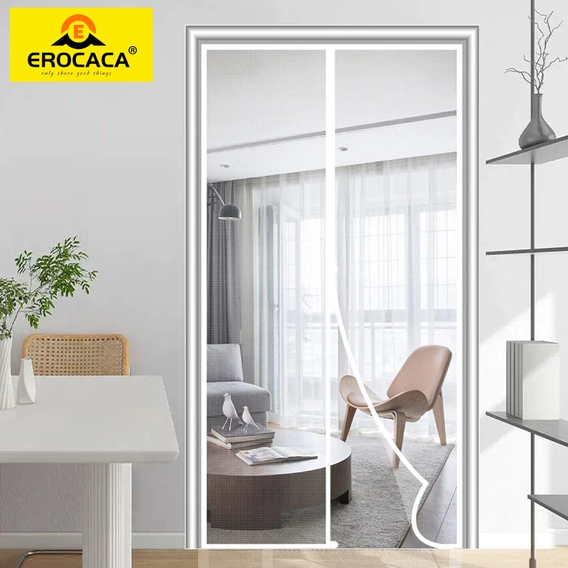 EROCACA Magnetic Door Screen Custom Size Mosquito Net Curtain Fly Insect Automatic Closing Invisible Mesh For Kitchen indoor
EROCACA Magnetic Door Screen Custom Size Mosquito Net Curtain Fly Insect Automatic Closing Invisible Mesh For Kitchen indoor