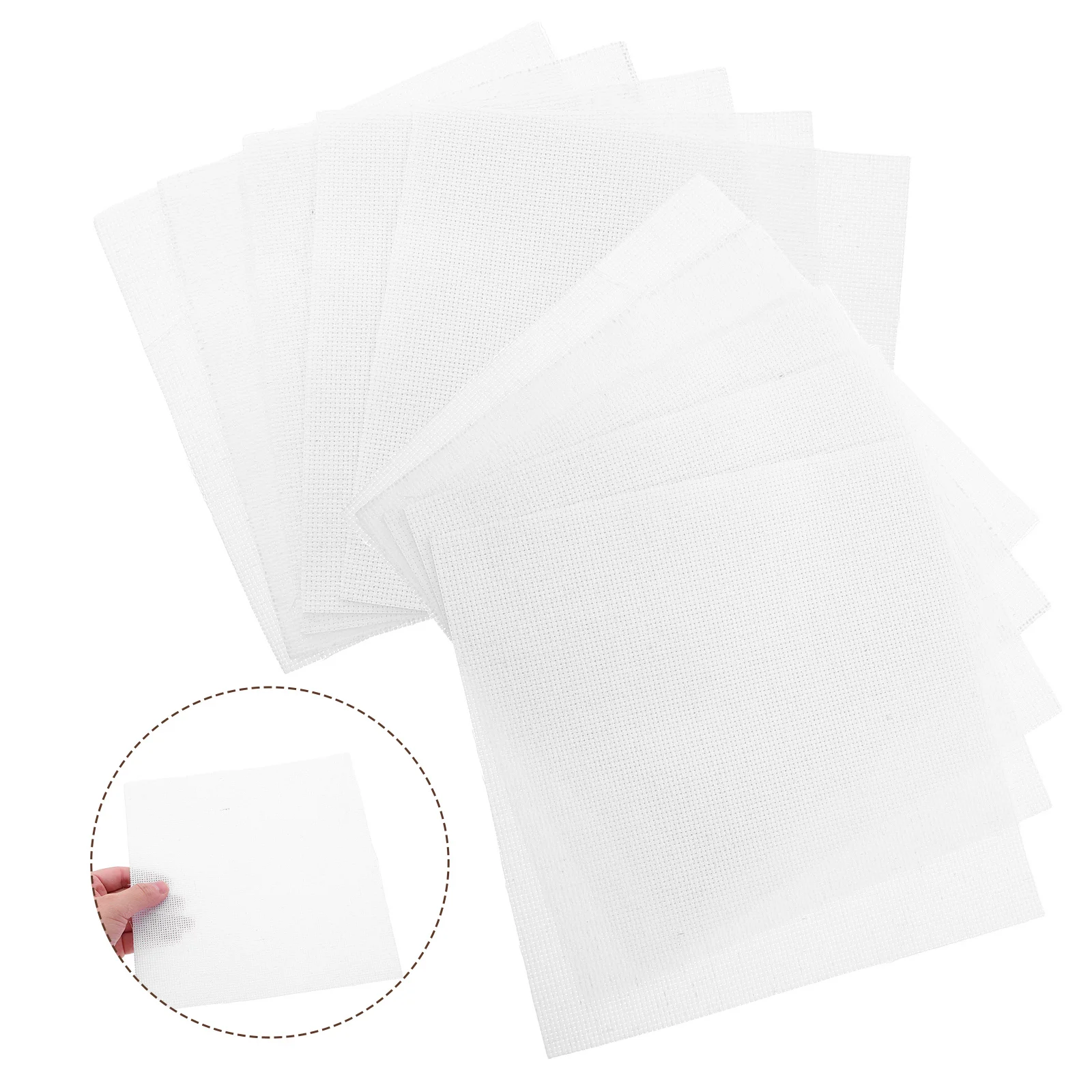 15Pcs Embroidery Fabric White Linen Cross Stitching DIY Sheets Small Square Mesh Needlework Cloth for Sewing Handcraft
15Pcs Embroidery Fabric White Linen Cross Stitching DIY Sheets Small Square Mesh Needlework Cloth for Sewing Handcraft