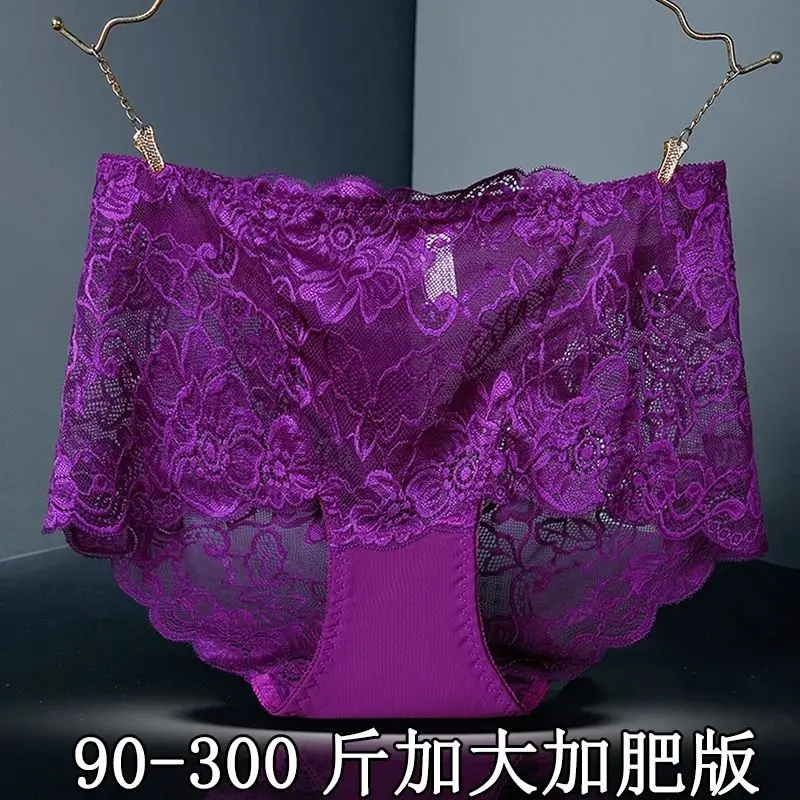 Lace Lace Sexy High Waist Underwear Thin Transparent Cotton File Close Belly Pure Cotton Non-trace Large Size Mm Women Briefs
Lace Lace Sexy High Waist Underwear Thin Transparent Cotton File Close Belly Pure Cotton Non-trace Large Size Mm Women Briefs