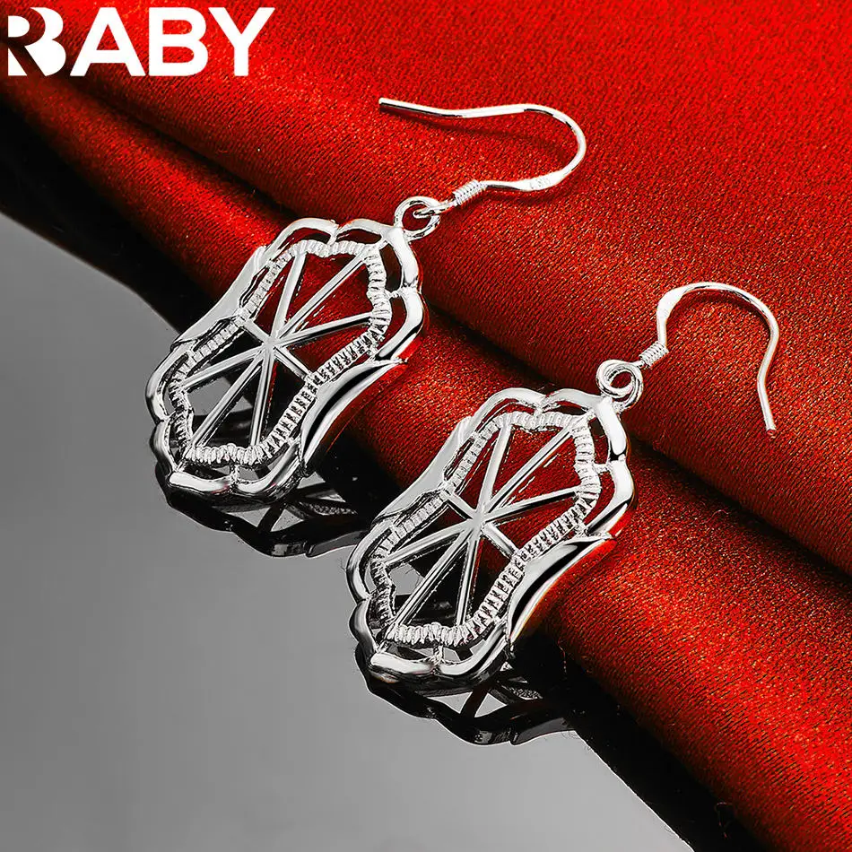 URBABY 925 Sterling Silver Geometric Symmetry Drop Earrings For Women Jewelry Fashion Party Engagement Wedding Accessories
URBABY 925 Sterling Silver Geometric Symmetry Drop Earrings For Women Jewelry Fashion Party Engagement Wedding Accessories