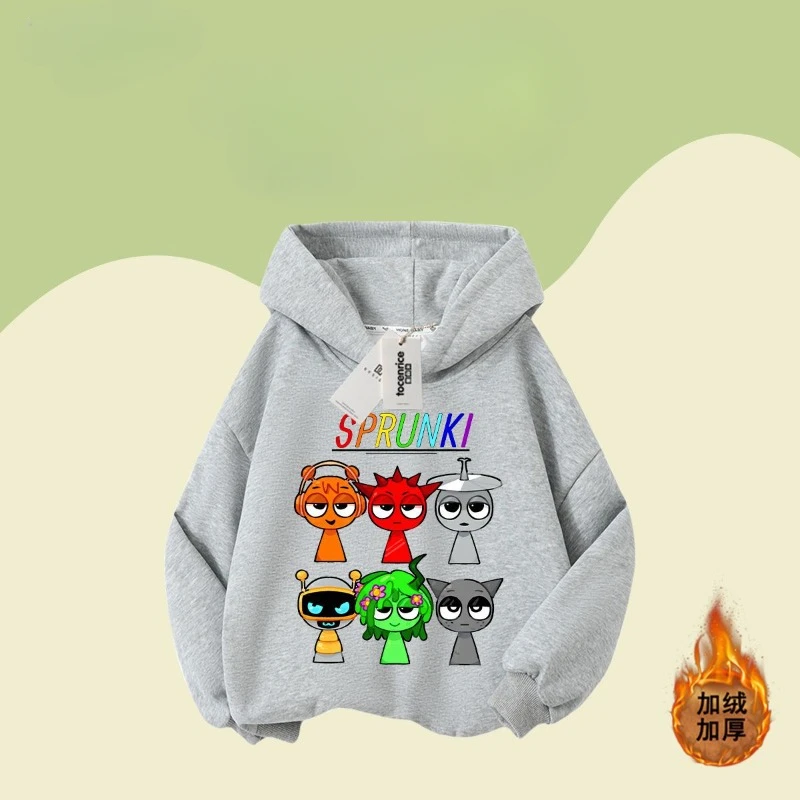 Game Rhythm Box Sprunki Boys And Girls Hooded Sweaters Children's Warm Jackets Trendy Clothing Anime Hoodie
Game Rhythm Box Sprunki Boys And Girls Hooded Sweaters Children's Warm Jackets Trendy Clothing Anime Hoodie