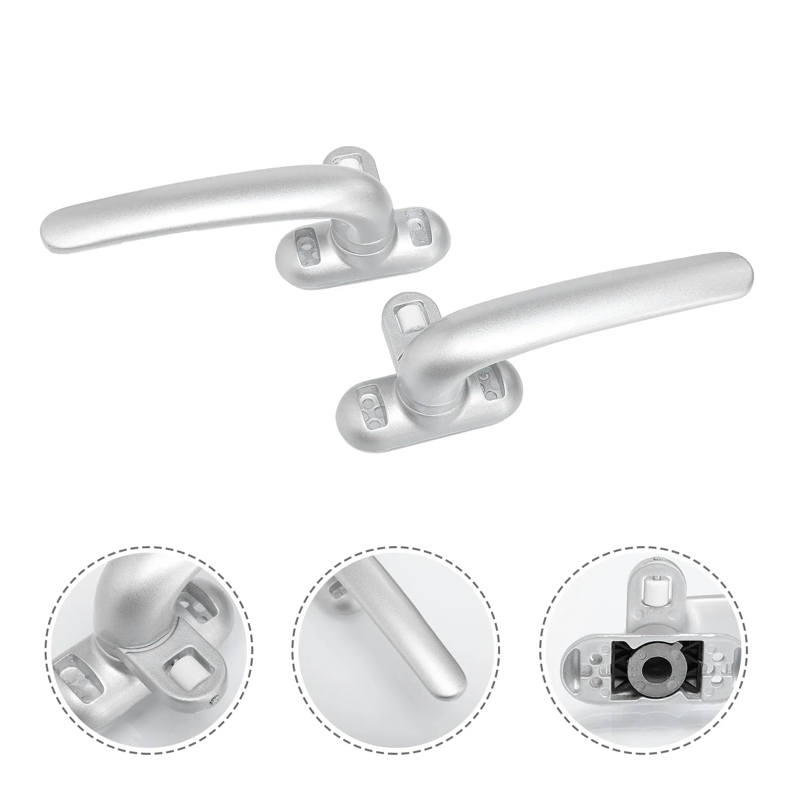 2pcs Aluminum Alloy Window Handles Pull Handle Home Use Durable Metal Accessories Thickened Zinc Base Easy Install
2pcs Aluminum Alloy Window Handles Pull Handle Home Use Durable Metal Accessories Thickened Zinc Base Easy Install