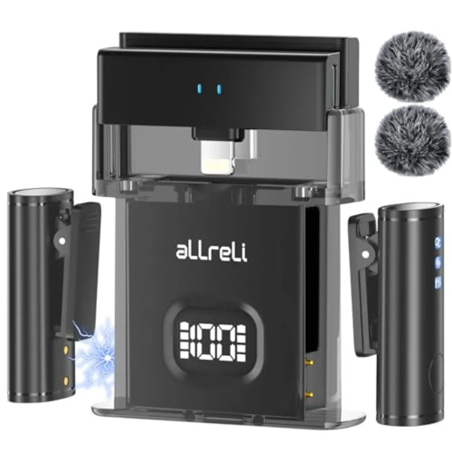 Wireless Lavalier Microphones USBC Lightning for iPhones Ideal for Video Rrding Vlng YouTube TikTok M5 Pro
Wireless Lavalier Microphones USBC Lightning for iPhones Ideal for Video Rrding Vlng YouTube TikTok M5 Pro