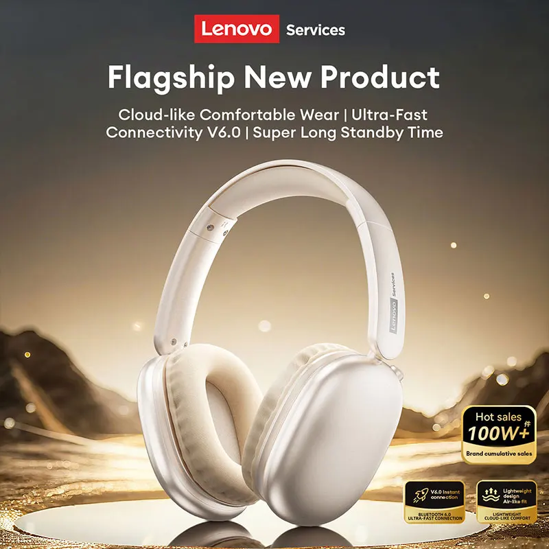 Игровые наушники Lenovo LS107 с полноразмерными амбушюрами, 100 часов работы, беспроводная гарнитура Bluetooth 6.0, ENC, Ultra-HD звонки, низкая задержка
Игровые наушники Lenovo LS107 с полноразмерными амбушюрами, 100 часов работы, беспроводная гарнитура Bluetooth 6.0, ENC, Ultra-HD звонки, низкая задержка