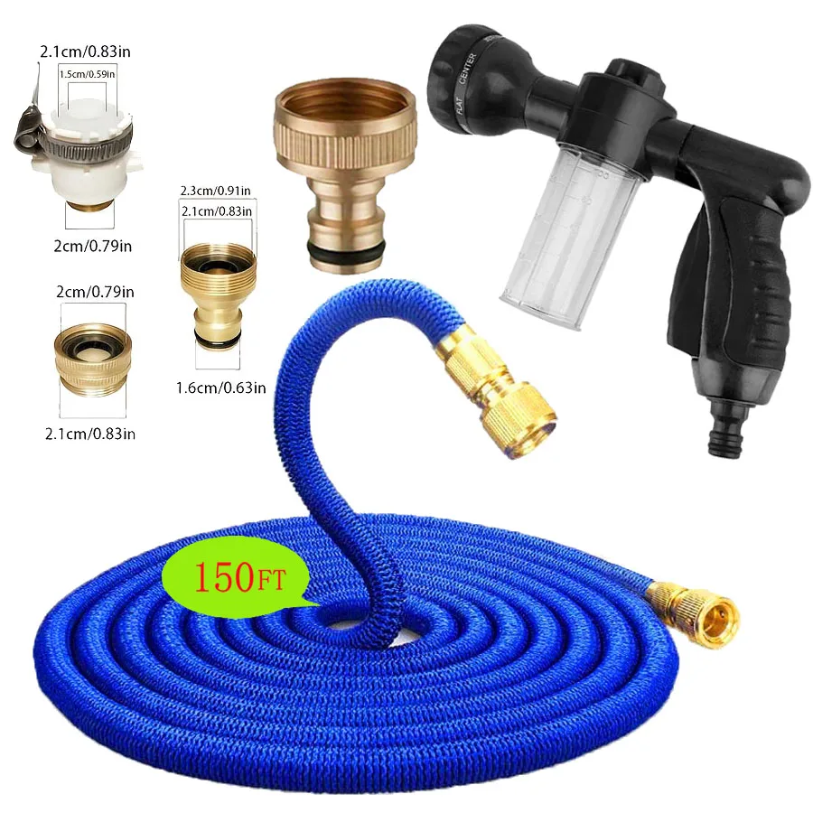 25FT-150FT Гибкий удлинитель Волшебный шланг Садовый шланг Автомойка Водяной пистолет высокого давления
25FT-150FT Гибкий удлинитель Волшебный шланг Садовый шланг Автомойка Водяной пистолет высокого давления