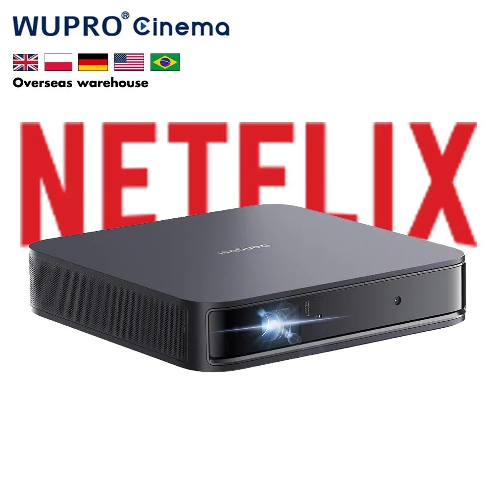 Wupro X Dangbei Atom Global Version Mini Projector 1200iso Lumens 1080P FHD Home Theater Portable Smart ProjeCTor
Wupro X Dangbei Atom Global Version Mini Projector 1200iso Lumens 1080P FHD Home Theater Portable Smart ProjeCTor