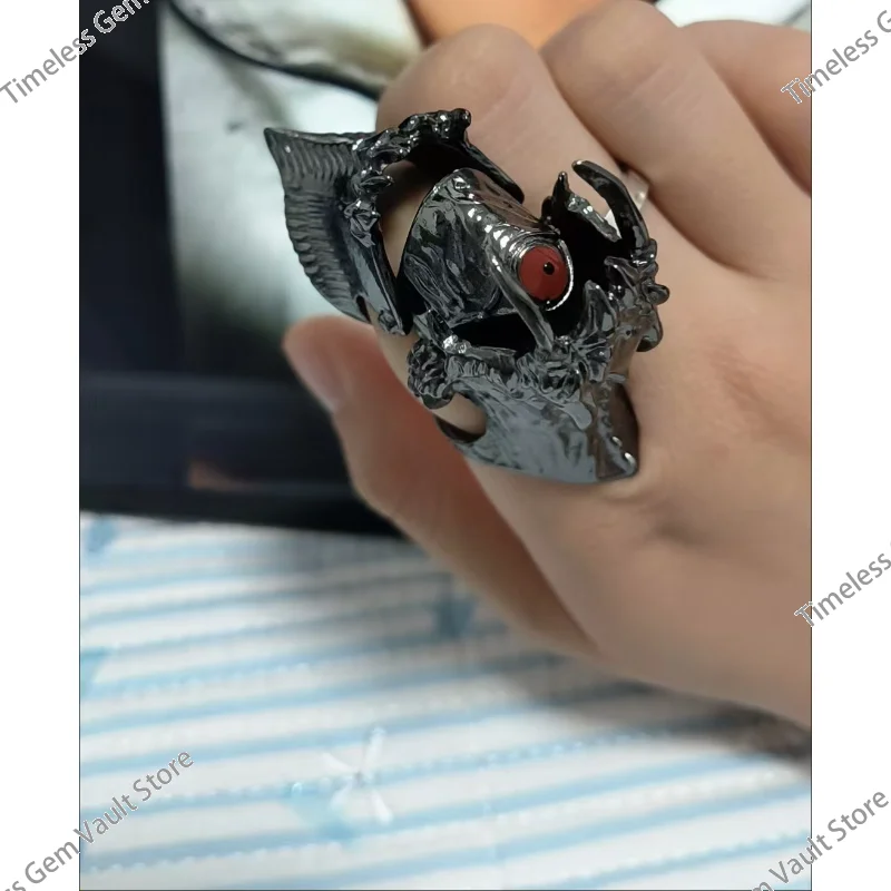 Retro Devouring Eye Open Joint Ring Movable Punk Armor Element Finger Ring For Women Men
Retro Devouring Eye Open Joint Ring Movable Punk Armor Element Finger Ring For Women Men