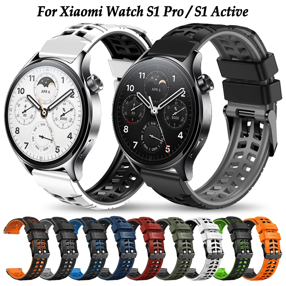 Ремешок спортивный для Xiaomi Watch S1 Pro S1 Active S2 S3, аксессуары для смарт-часов Xiaomi Watch 2 Pro, 22 мм
Ремешок спортивный для Xiaomi Watch S1 Pro S1 Active S2 S3, аксессуары для смарт-часов Xiaomi Watch 2 Pro, 22 мм