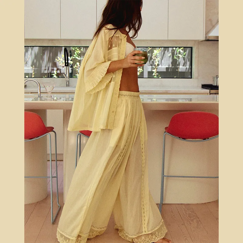 Solid Color Cardigan Jacket Trousers Suit Women's French Two-piece Suit 2025 Spring and Autumn Fashion Women's Wear
Solid Color Cardigan Jacket Trousers Suit Women's French Two-piece Suit 2025 Spring and Autumn Fashion Women's Wear