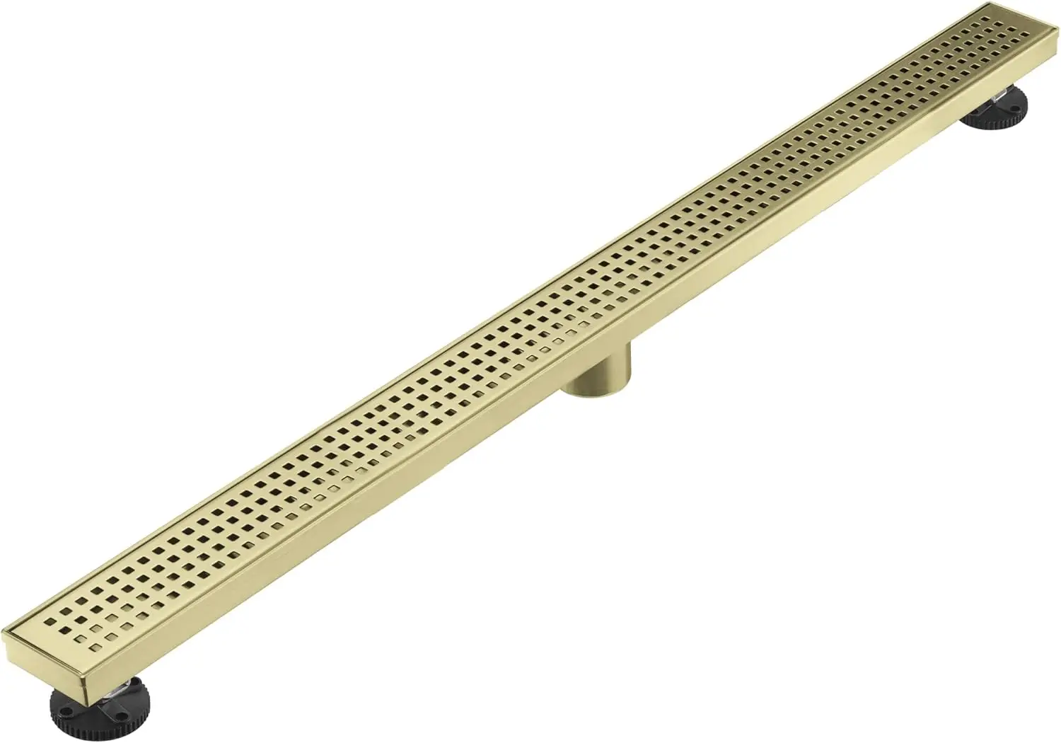 Linear Shower Floor Drain Brushed Gold 48 Inch 304 Stainless Steel Bathroom Drains Kit Long Rectangular Shower Trench Drain
Linear Shower Floor Drain Brushed Gold 48 Inch 304 Stainless Steel Bathroom Drains Kit Long Rectangular Shower Trench Drain