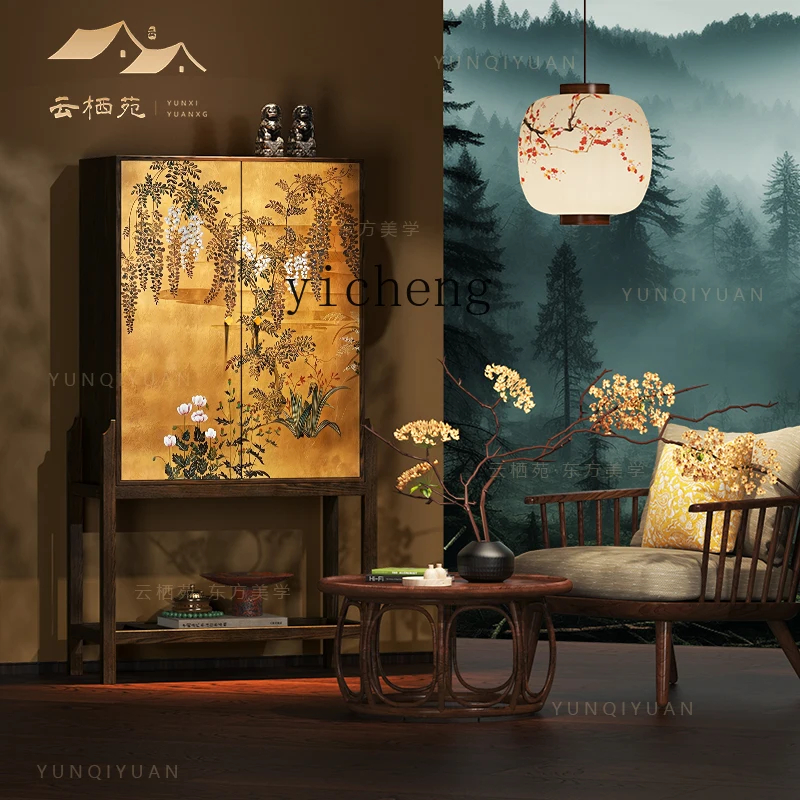 ZZ light luxury retro solid wood dining side cabinet storage porch cabinet facing the door, bedroom against the wall
ZZ light luxury retro solid wood dining side cabinet storage porch cabinet facing the door, bedroom against the wall