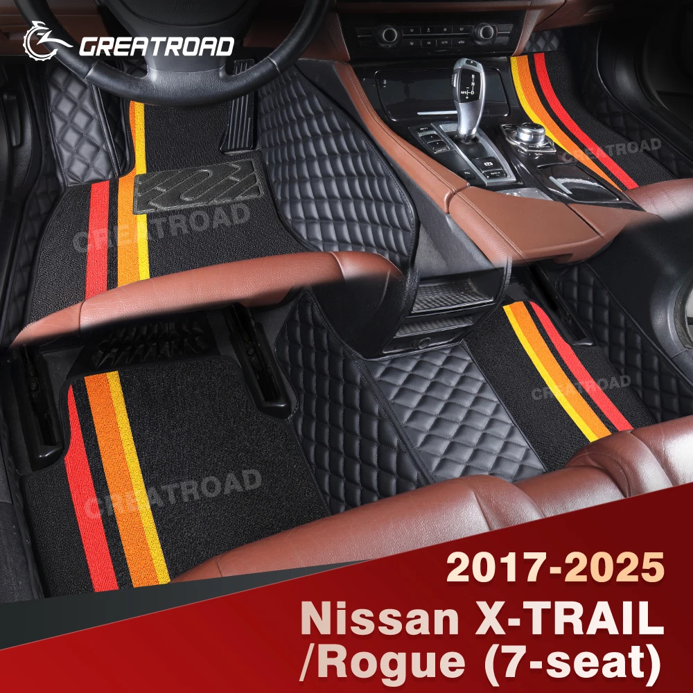 For Nissan X-TRAIL /Rogue (7-seat) 2017-2025 Double Layer Car Floor Mats Custom Auto Carpet Cover Interior Accessories
For Nissan X-TRAIL /Rogue (7-seat) 2017-2025 Double Layer Car Floor Mats Custom Auto Carpet Cover Interior Accessories