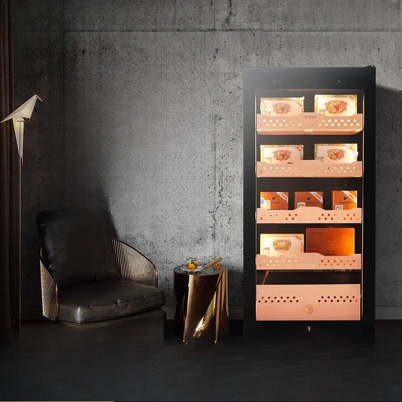 Cigar cabinet constant temperature and humidity red wine integrated cabinet cold storage cabinet
Cigar cabinet constant temperature and humidity red wine integrated cabinet cold storage cabinet
