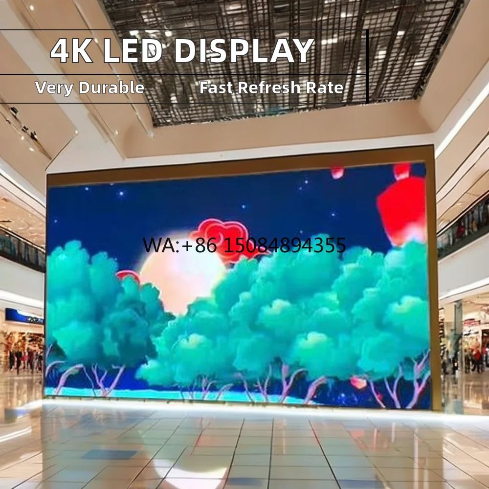 High Quality Indoor P3.91 LED Display Panel for Cable Connection and Backdrop Rental
High Quality Indoor P3.91 LED Display Panel for Cable Connection and Backdrop Rental