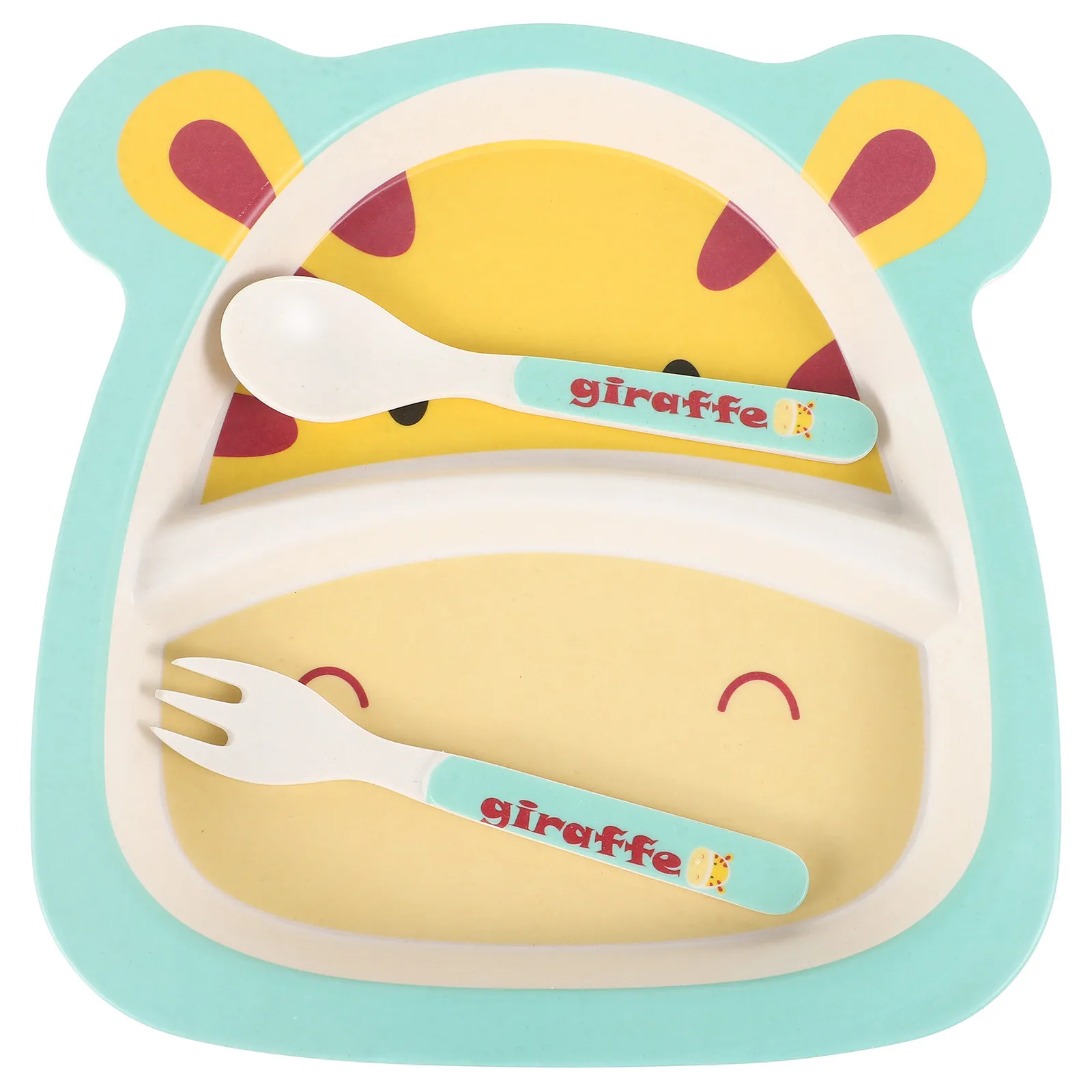 1Set Bamboo Fiber Kids Dinnerware Set Giraffe Design Divided Food Plate Eco Friendly Safe Material for Toddlers
1Set Bamboo Fiber Kids Dinnerware Set Giraffe Design Divided Food Plate Eco Friendly Safe Material for Toddlers