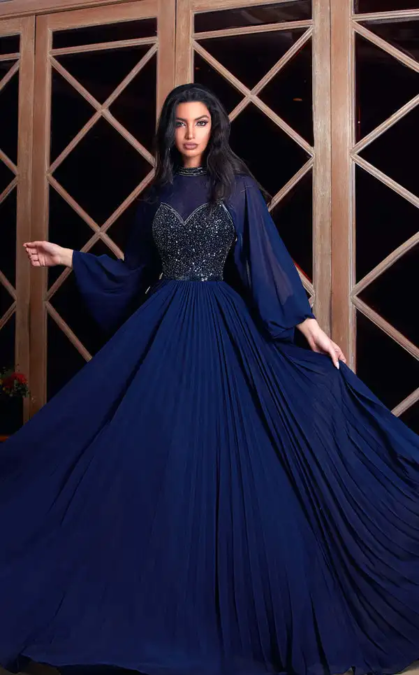 Изысканные шифоновые платья трапециевидной формы с блестками и бисером по индивидуальному заказу, длинные платья с высоким воротником, модные сексуальные платья в стиле ретро
Изысканные шифоновые платья трапециевидной формы с блестками и бисером по индивидуальному заказу, длинные платья с высоким воротником, модные сексуальные платья в стиле ретро