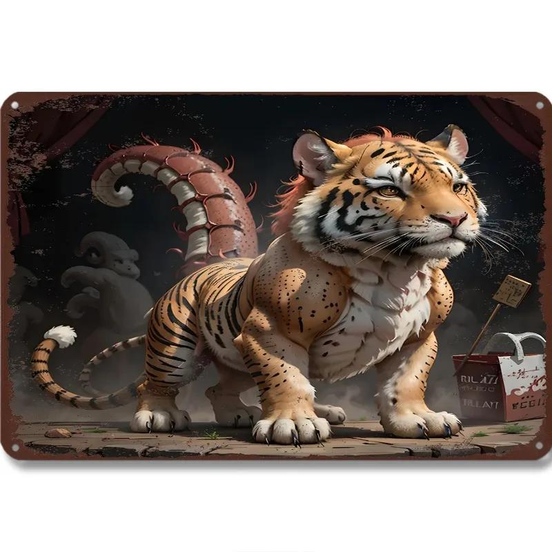 Vintage Tiger Metal Tin Sign, 7.9x11.8"/11.8x17.7", Aluminum Wall Hanging Decor, Multipurpose Art Plaque for Home, Living Room
Vintage Tiger Metal Tin Sign, 7.9x11.8"/11.8x17.7", Aluminum Wall Hanging Decor, Multipurpose Art Plaque for Home, Living Room