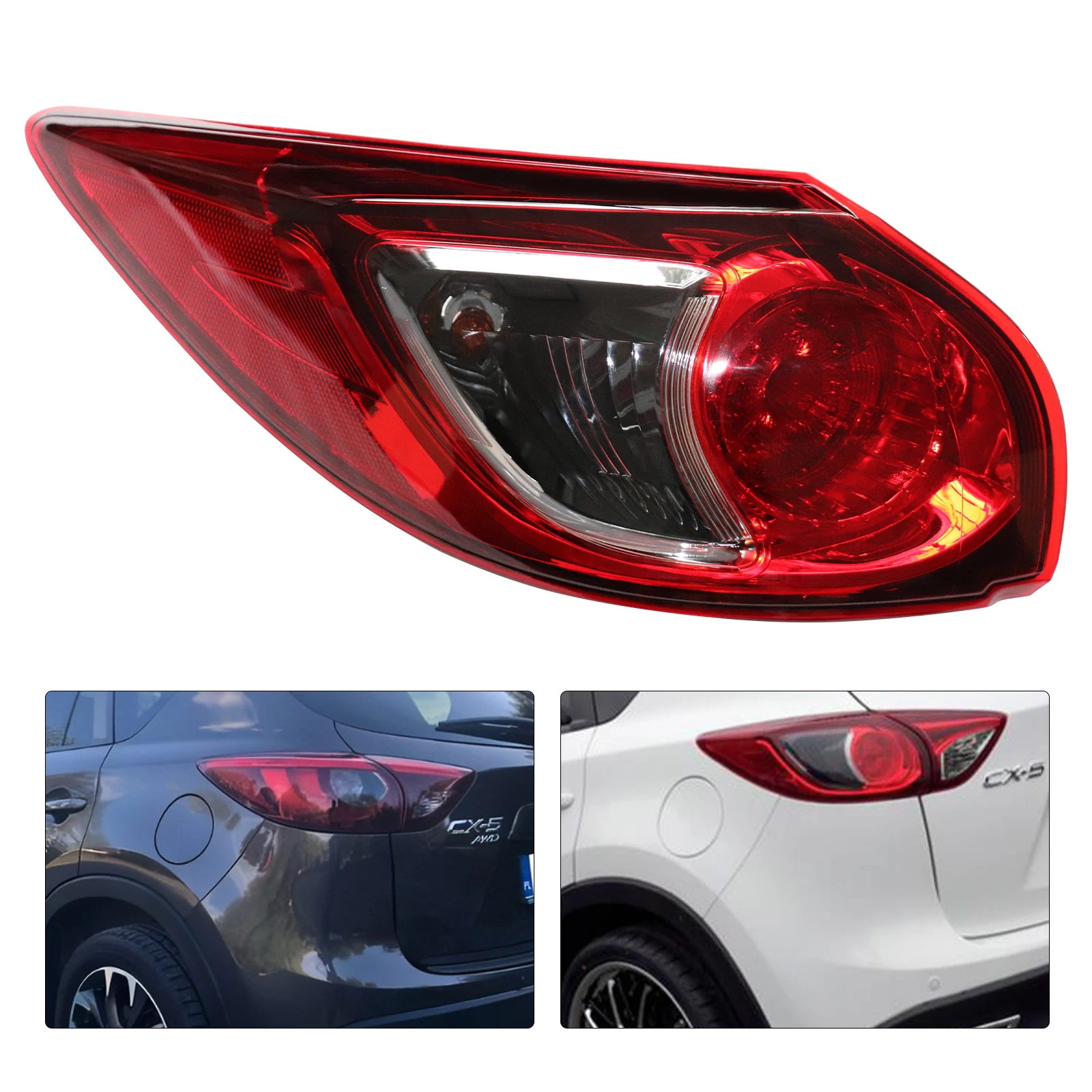 Rear Tail Light Driver Side Outer Mounted W/Bulb Rear Lamp Fits For 2013-2016 MAZDA CX-5 Durable Halogen Tail Light
Rear Tail Light Driver Side Outer Mounted W/Bulb Rear Lamp Fits For 2013-2016 MAZDA CX-5 Durable Halogen Tail Light