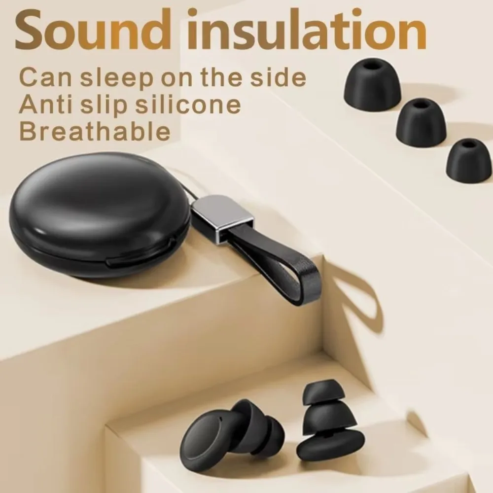 Noise Reduction Noise Cancelling Earbuds Reusable Soft Silicone Silent Sleep Earbuds Anti-noise Waterproof Noise Proof Earplugs
Noise Reduction Noise Cancelling Earbuds Reusable Soft Silicone Silent Sleep Earbuds Anti-noise Waterproof Noise Proof Earplugs