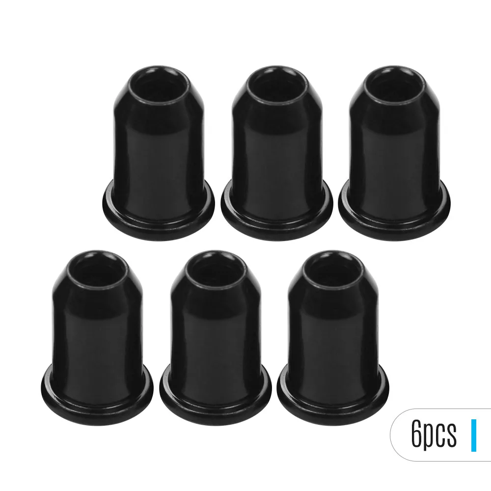 String-Through Body String Ferrules Shape Metal Hardware Parts for Electric Guitars Set of 6PCS Black with Total Height
String-Through Body String Ferrules Shape Metal Hardware Parts for Electric Guitars Set of 6PCS Black with Total Height