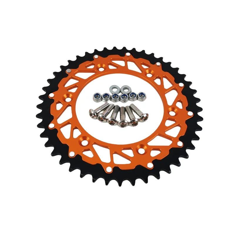 Anodized Motorcycle Parts 42T 45T 48T 52T Aluminium EXC SXF Rear Sprocket
Anodized Motorcycle Parts 42T 45T 48T 52T Aluminium EXC SXF Rear Sprocket