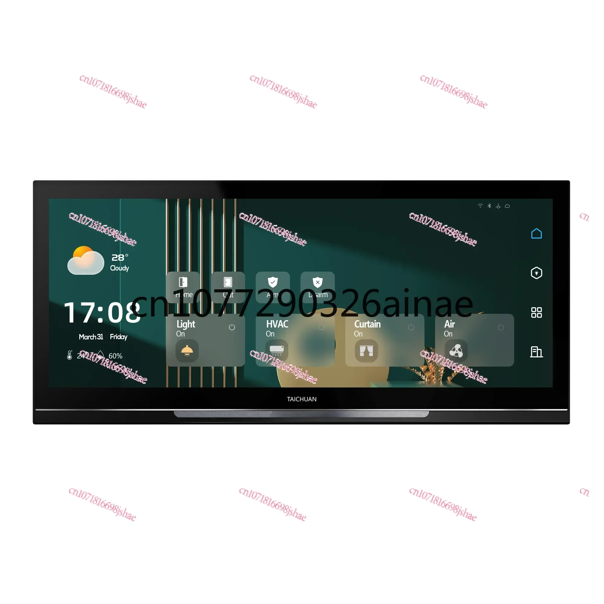 12-Inch Ips Aio Touch Screen Wall Control Screen Android 10 Tuya Smart Home Control Panel Smart Life Intercom System
12-Inch Ips Aio Touch Screen Wall Control Screen Android 10 Tuya Smart Home Control Panel Smart Life Intercom System