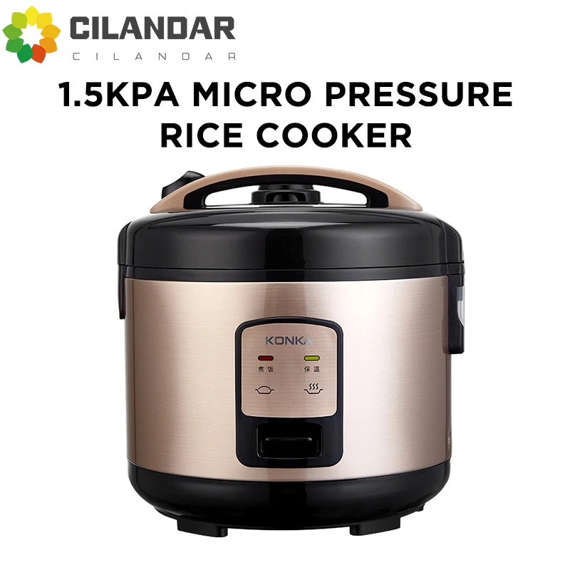 CILANDAR 2/3/4/5L Electric Rice Cooker Micro Pressure Rice Cooking Machine With Non-Stick Coating Detachable Exhaust Valve
CILANDAR 2/3/4/5L Electric Rice Cooker Micro Pressure Rice Cooking Machine With Non-Stick Coating Detachable Exhaust Valve