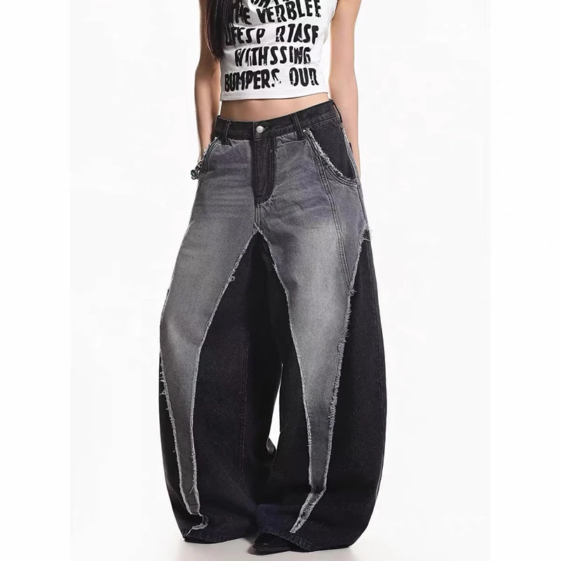 YIBASHU Women Vintage Washed Y2K Baggy Cargo Jeans Grunge Harajuku Pocket Jean Pants Oversize Straight Wide Leg Denim Trousers
YIBASHU Women Vintage Washed Y2K Baggy Cargo Jeans Grunge Harajuku Pocket Jean Pants Oversize Straight Wide Leg Denim Trousers