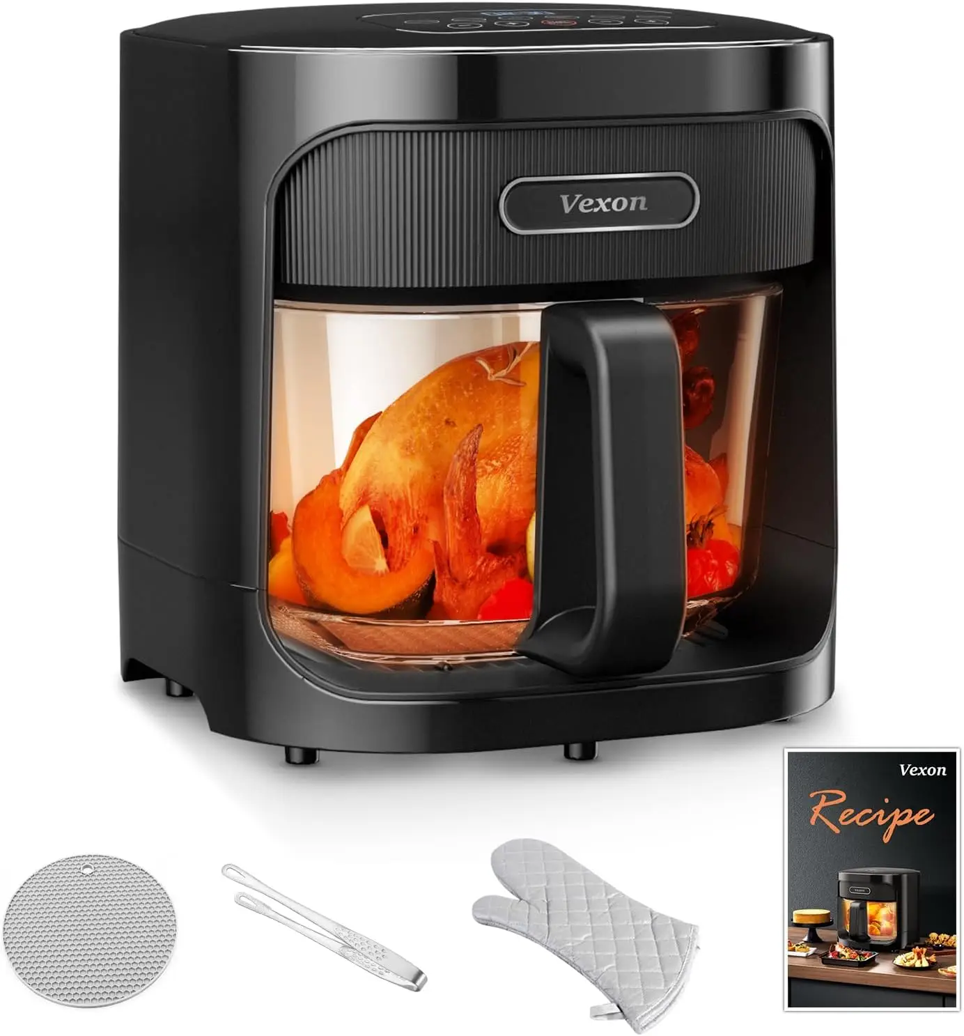 4.5L Glass Air Fryer ,Clear Viewing Window ,Easy-to-Clean Basket ,Multiple Cooking Modes ,User-Friendly Digital Controls (Black)
4.5L Glass Air Fryer ,Clear Viewing Window ,Easy-to-Clean Basket ,Multiple Cooking Modes ,User-Friendly Digital Controls (Black)