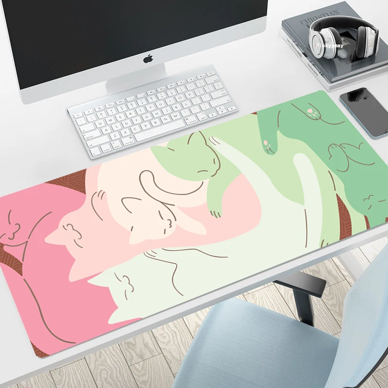 Cat Art Mouse Pad Large Lock Edge Soft Mousepad 55x100cm Pink Company Mousepads Mountain Non-slip Rubber Office Mat Pad Mausepad
Cat Art Mouse Pad Large Lock Edge Soft Mousepad 55x100cm Pink Company Mousepads Mountain Non-slip Rubber Office Mat Pad Mausepad