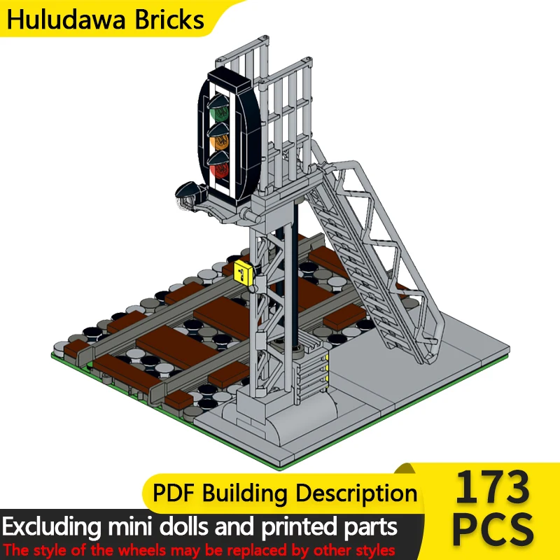 City Street View Model MOC Building Bricks Railway Signal Light Modular Technology Children Holiday Gifts Assemble Toys Suit
City Street View Model MOC Building Bricks Railway Signal Light Modular Technology Children Holiday Gifts Assemble Toys Suit