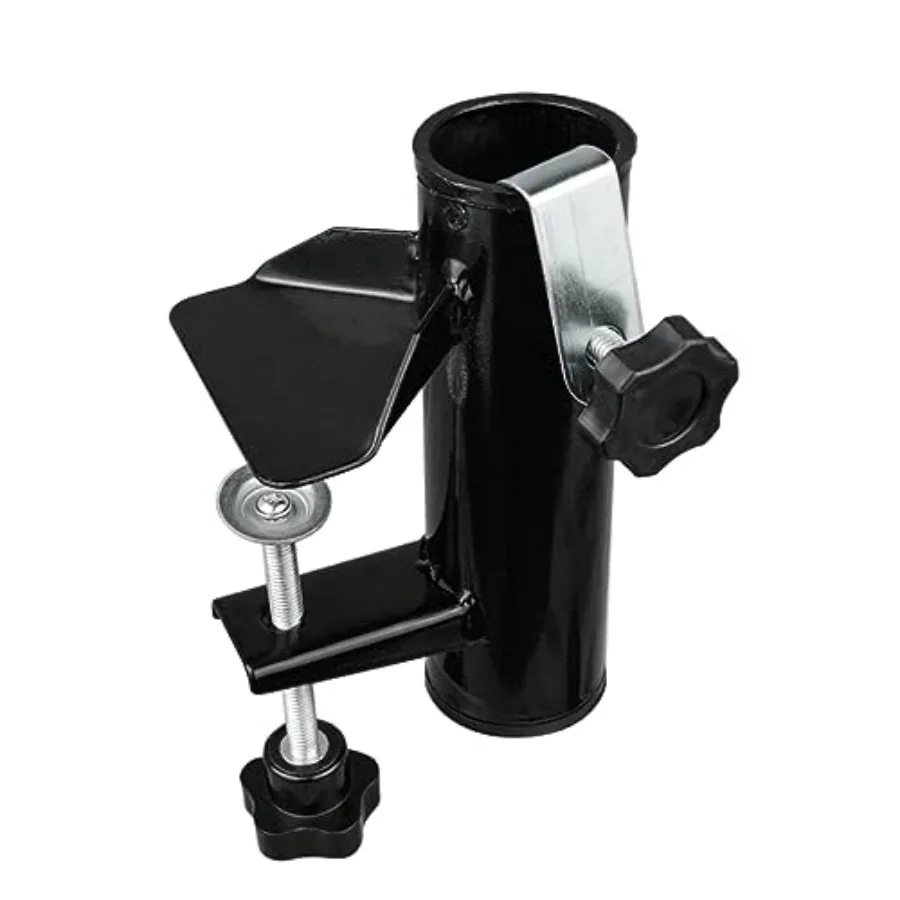 Umbrella Clamp Stand Holder Outdoor Heavy Duty Umbrella Mount Clip Black
Umbrella Clamp Stand Holder Outdoor Heavy Duty Umbrella Mount Clip Black