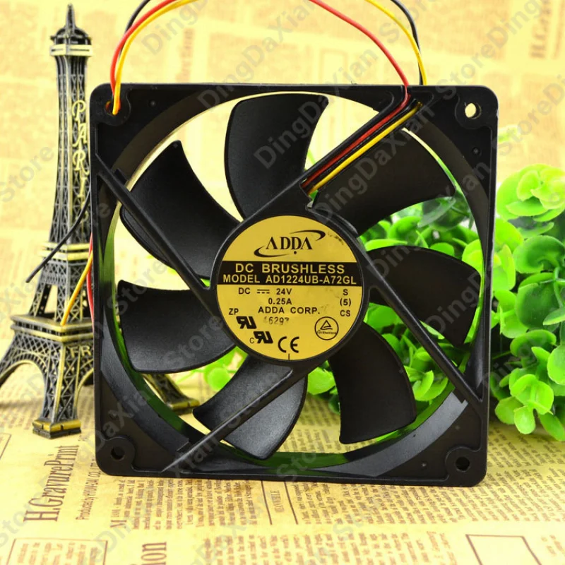 d 1PCS For ADDA AD1224UB-A72GL | 120×120×25mm DC24V 0.25A 12CM 3-Wire Axial Fan
d 1PCS For ADDA AD1224UB-A72GL | 120×120×25mm DC24V 0.25A 12CM 3-Wire Axial Fan