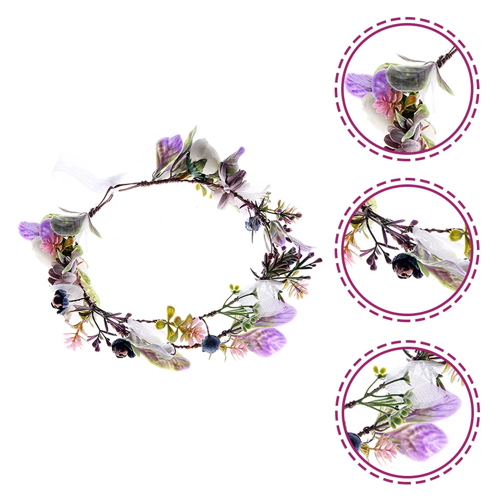Girl Headbands Headdress Wreath Hairband Bridal Decor Flower Headwear Bride Accessories Garland Floral Colorful Miss
Girl Headbands Headdress Wreath Hairband Bridal Decor Flower Headwear Bride Accessories Garland Floral Colorful Miss