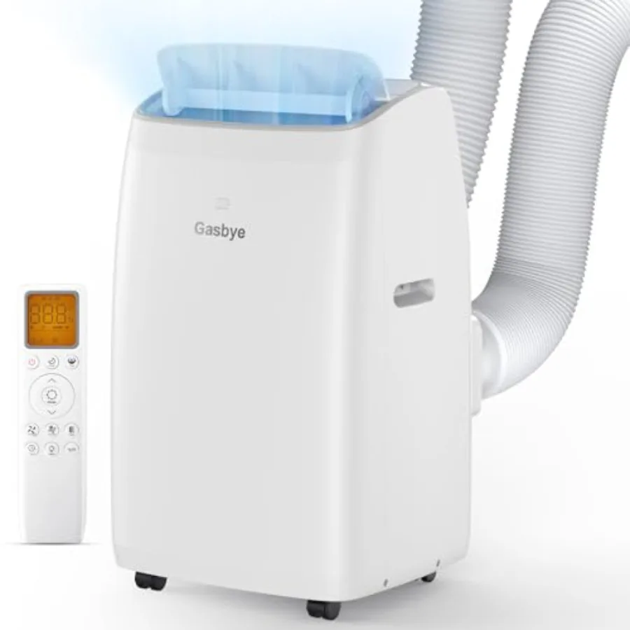 Portable air conditioner for home use, white plastic housing, energy-saving DC inverter compressor, 14, 000 BTU cooling capacit
Portable air conditioner for home use, white plastic housing, energy-saving DC inverter compressor, 14, 000 BTU cooling capacit