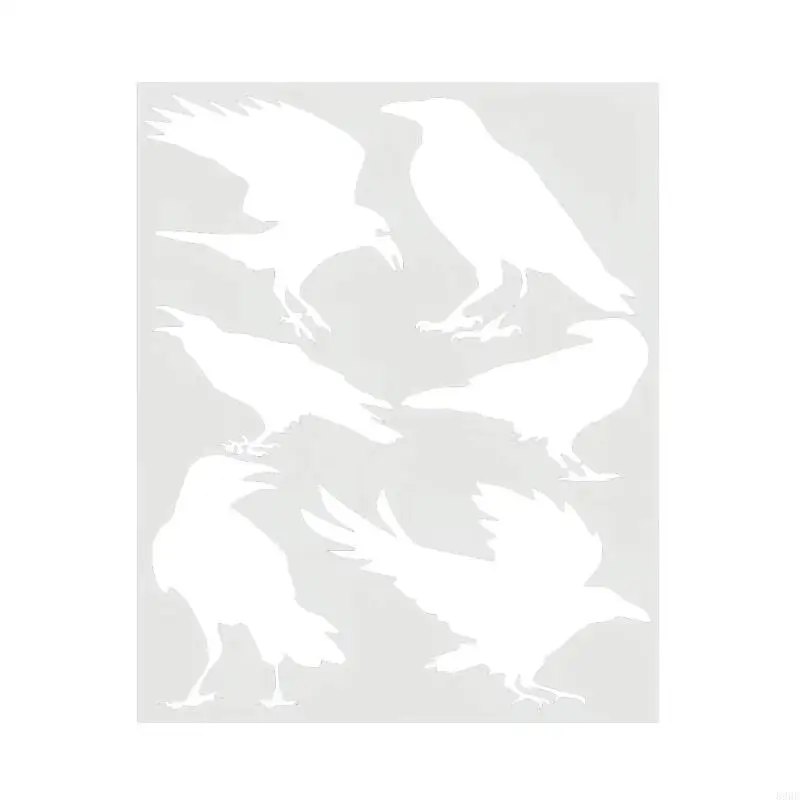 Gothic Ravens Bird Stencil Reusing Stencil Precisions Cut Ravens Bird Template For Painting And Crafting PET Materials 896C
Gothic Ravens Bird Stencil Reusing Stencil Precisions Cut Ravens Bird Template For Painting And Crafting PET Materials 896C