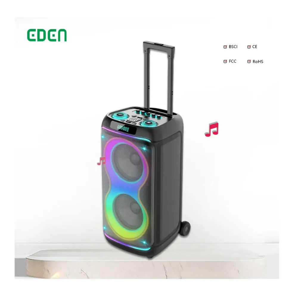 EDEN New Dual 8 Inch partybox310 speaker dynamic party speaker large professional altavoces porttiles speakers portable trolley
EDEN New Dual 8 Inch partybox310 speaker dynamic party speaker large professional altavoces porttiles speakers portable trolley