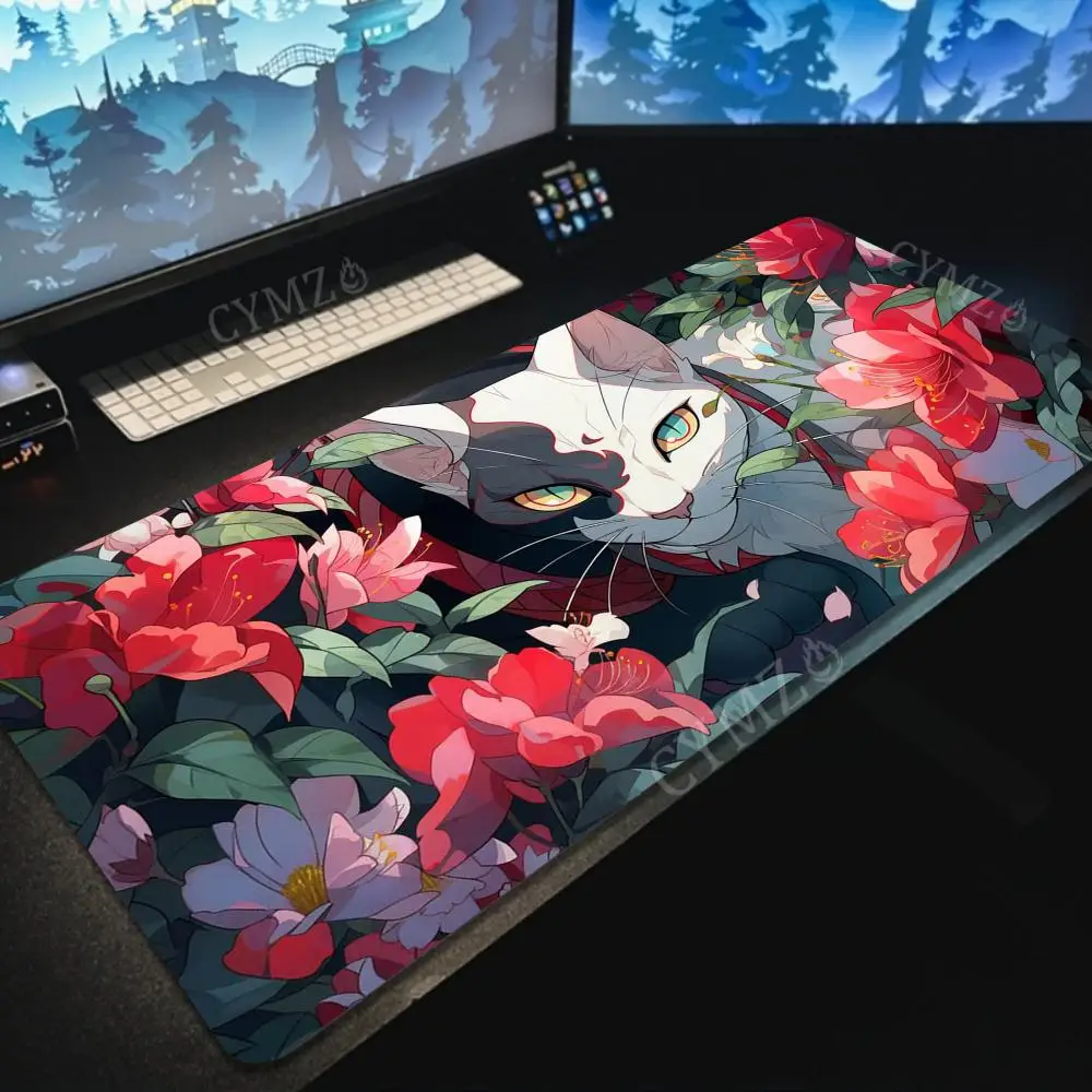 Romantic flower white cat pattern Mouse Pad Desk Mat gaming mats rubber anti-slip Durable pc accessories keyboard mouse pads
Romantic flower white cat pattern Mouse Pad Desk Mat gaming mats rubber anti-slip Durable pc accessories keyboard mouse pads