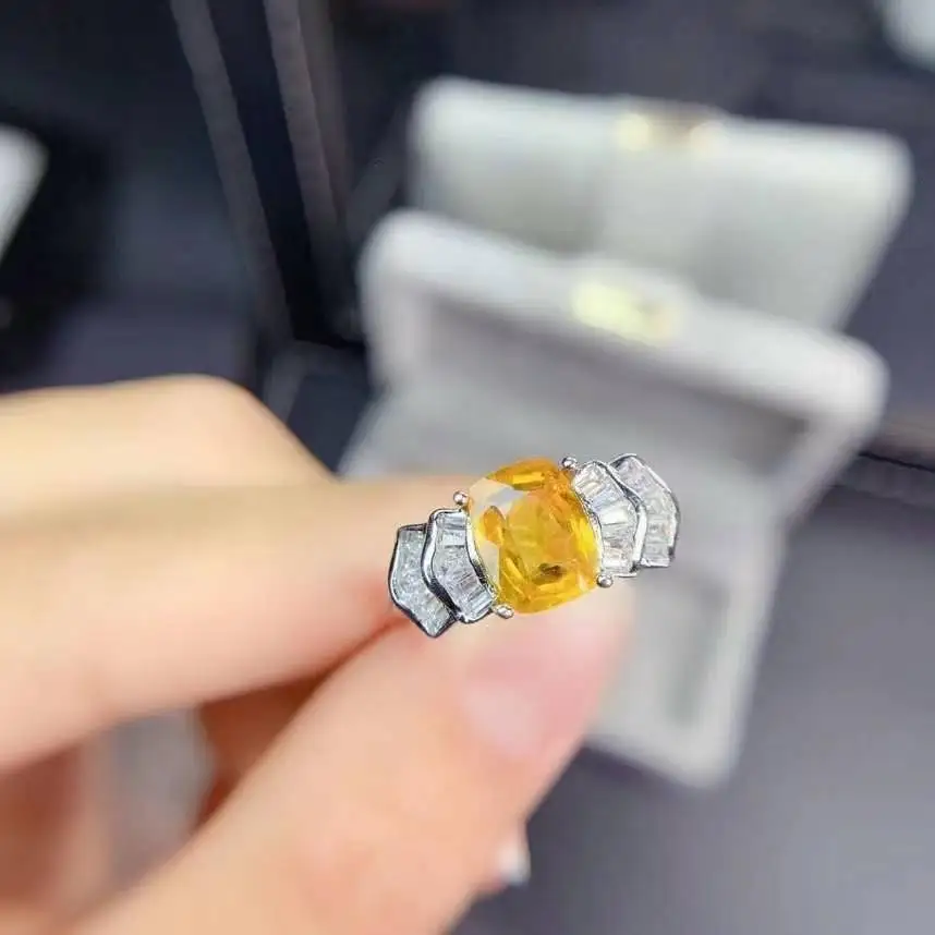 Pure Natural Yellow Sapphire Ring For Sale 925 Sterling Silver ring Fine Jewelry
Pure Natural Yellow Sapphire Ring For Sale 925 Sterling Silver ring Fine Jewelry