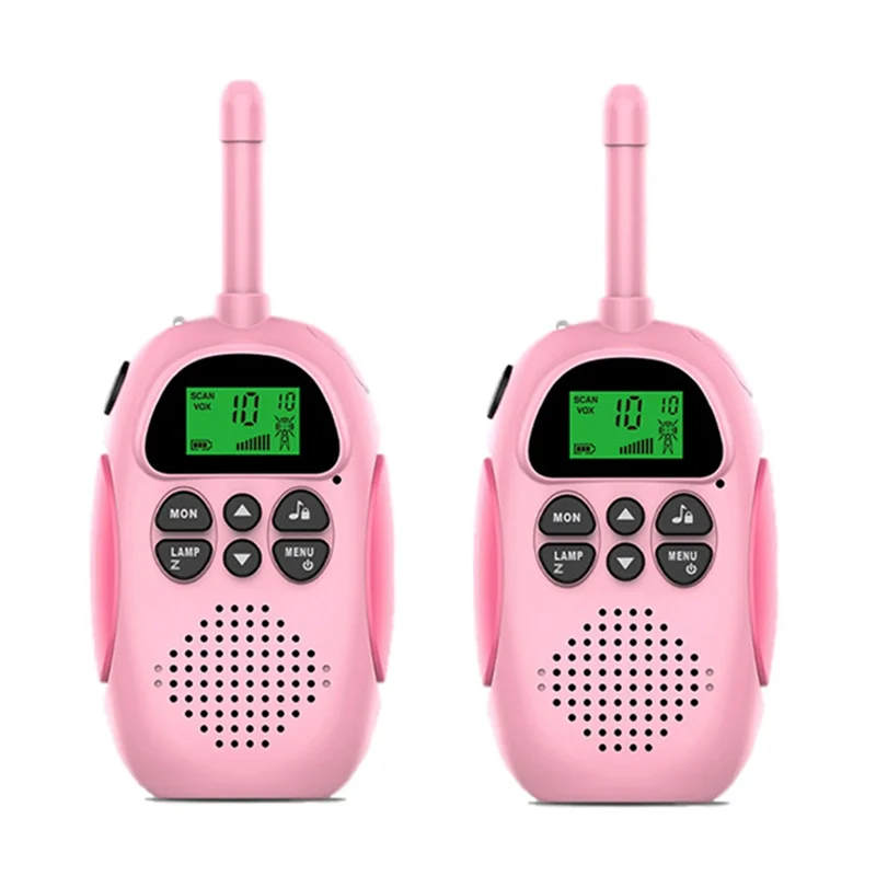 JY-1Pair Children's Wireless Phone Walkie Multi Walkie-Talkie Interactive 3KM Range Transmission Kids Pink
JY-1Pair Children's Wireless Phone Walkie Multi Walkie-Talkie Interactive 3KM Range Transmission Kids Pink