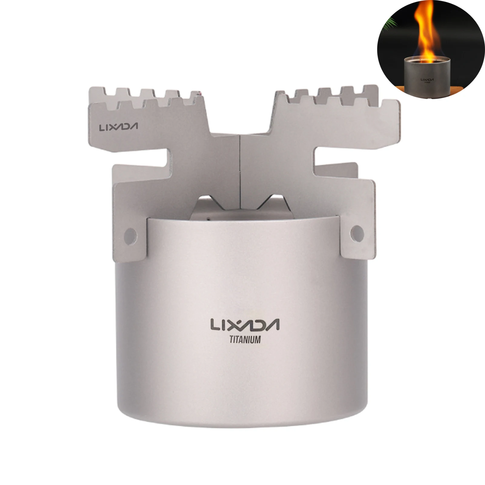 Lixada Mini Alcohol Stove with Cross Stand Rack Lightweight Titanium Liquid Spirit Alcohol Furnace for Outdoor Camping Picnic
Lixada Mini Alcohol Stove with Cross Stand Rack Lightweight Titanium Liquid Spirit Alcohol Furnace for Outdoor Camping Picnic