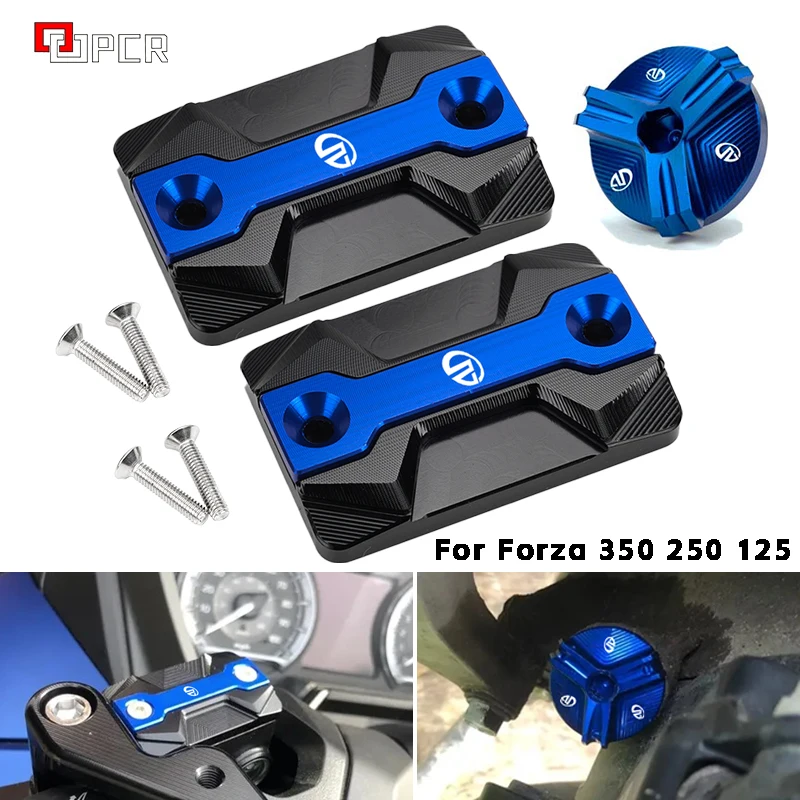 For HONDA FORZA300 FORZA 125 FORZA250 FORZA 350 NSS350 Motorcycle CNC Front Brake Fluid Reservoir Cover Oil Filler Cap
For HONDA FORZA300 FORZA 125 FORZA250 FORZA 350 NSS350 Motorcycle CNC Front Brake Fluid Reservoir Cover Oil Filler Cap