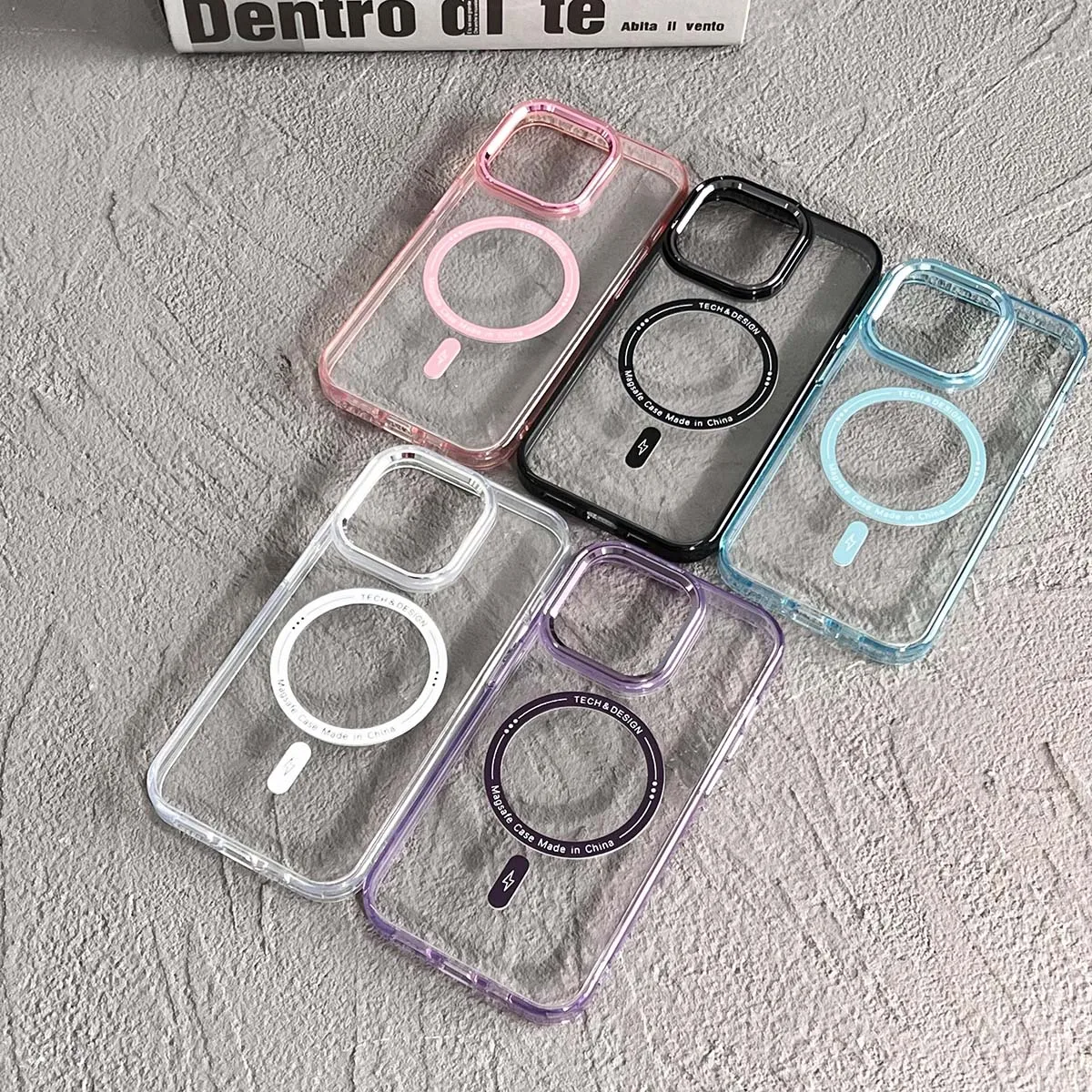 Simple Transparent Magnetic Hard Back Cover For iPhone 14 13 Pro Max Full Coverage Non-Slip Wireless Charging Magsafe Phone Case
Simple Transparent Magnetic Hard Back Cover For iPhone 14 13 Pro Max Full Coverage Non-Slip Wireless Charging Magsafe Phone Case