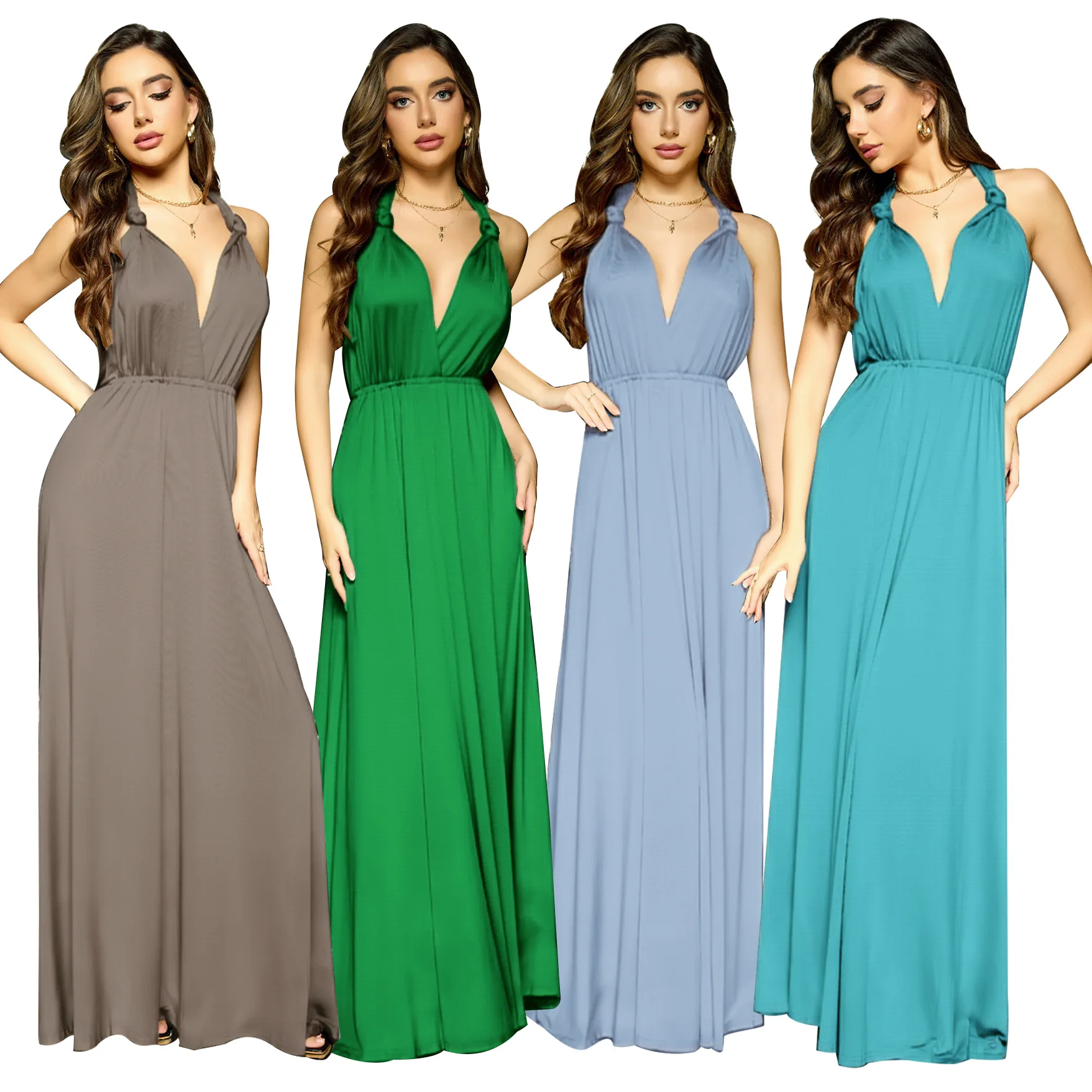 DIY Sexy Women Multiway Wrap Convertible Boho Maxi Club Dress Bandage Long Dress Party Bridesmaids Infinity Robe Longue Femme
DIY Sexy Women Multiway Wrap Convertible Boho Maxi Club Dress Bandage Long Dress Party Bridesmaids Infinity Robe Longue Femme