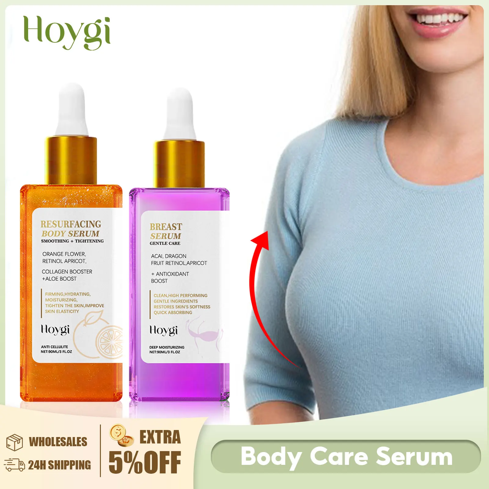 Breast Enlargement Essence Women Curve Shape Enlarge Plump up Firming Improve Sagging Skin Nourishing Chest Lifting Body Serum
Breast Enlargement Essence Women Curve Shape Enlarge Plump up Firming Improve Sagging Skin Nourishing Chest Lifting Body Serum
