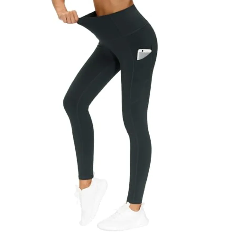 Thick High Waist Yoga Pants with Pockets, Tummy Control Workout Running Yoga Leggings for Women
Thick High Waist Yoga Pants with Pockets, Tummy Control Workout Running Yoga Leggings for Women
