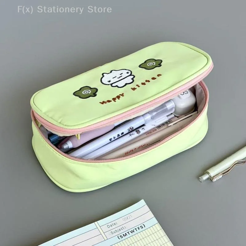 1Pc Cute Pencil Case Four Leaf Clover Cat Pencil Bag Large Capacity Zipper Storage Bag Organizer Student Stationery Supplies
1Pc Cute Pencil Case Four Leaf Clover Cat Pencil Bag Large Capacity Zipper Storage Bag Organizer Student Stationery Supplies