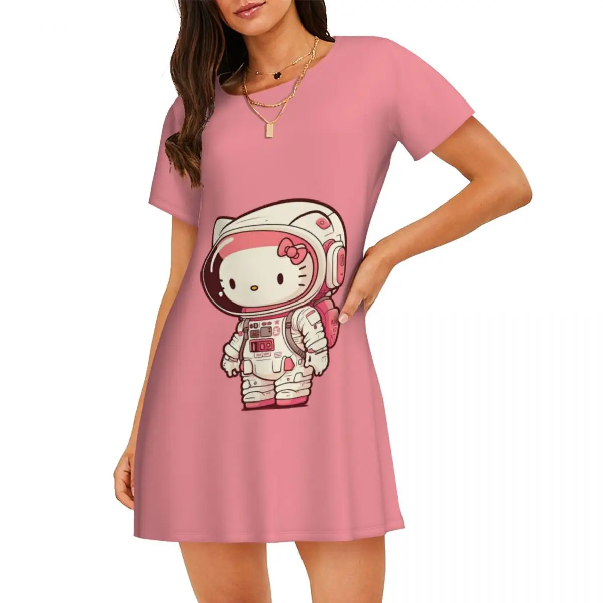 Крутая женская ночная рубашка Hello Kitty с коротким рукавом на заказ, мягкая ночная рубашка с милым котом для сна, пижамы
Крутая женская ночная рубашка Hello Kitty с коротким рукавом на заказ, мягкая ночная рубашка с милым котом для сна, пижамы