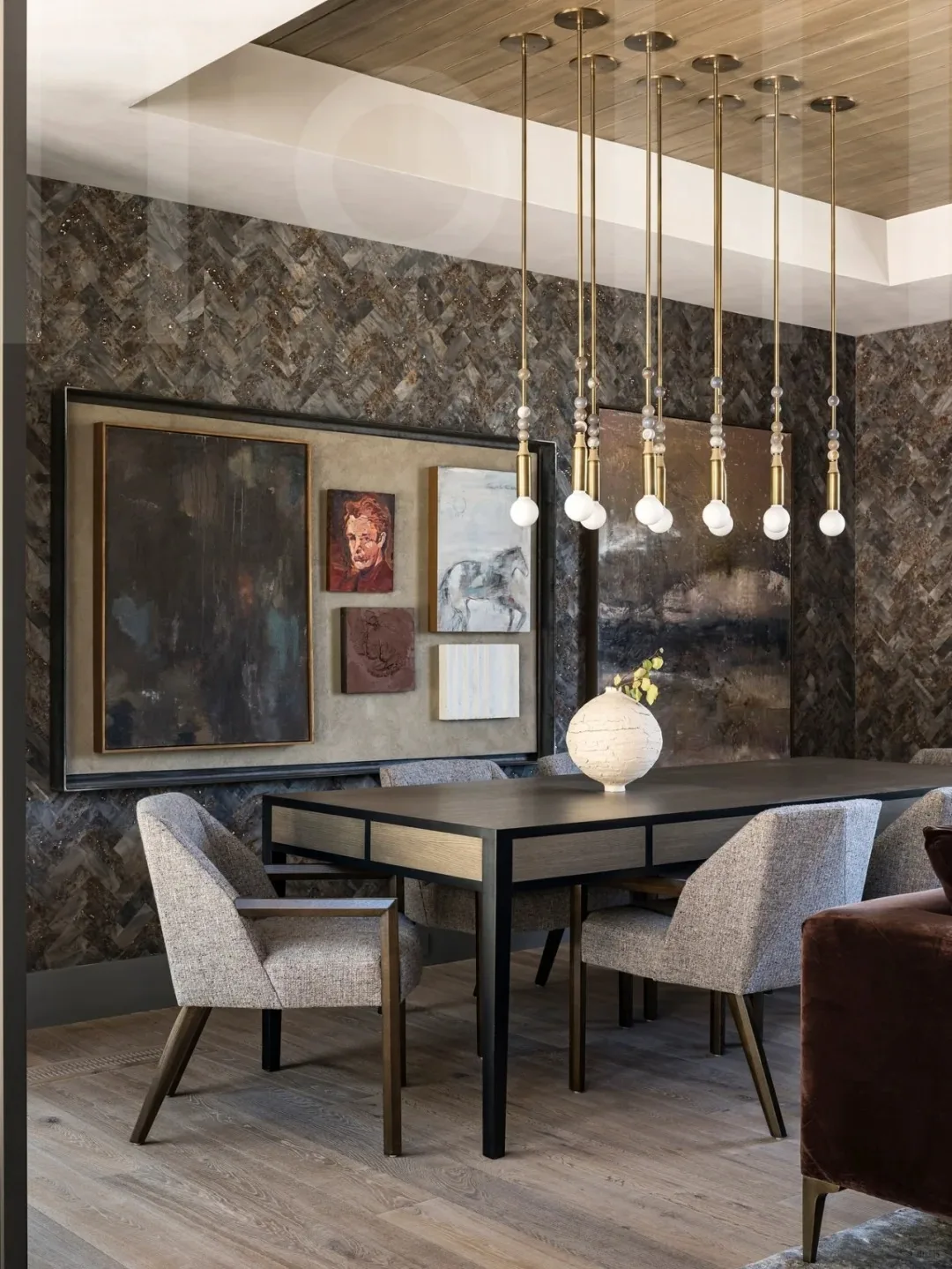 American Modern Retro Top Colored Agate Marble Chandeliers Luxury Copper Home-applicant LED Hanging lights Over Dinging Area
American Modern Retro Top Colored Agate Marble Chandeliers Luxury Copper Home-applicant LED Hanging lights Over Dinging Area